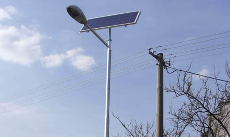 Solar LED Street Light, SP90 in Slovakia